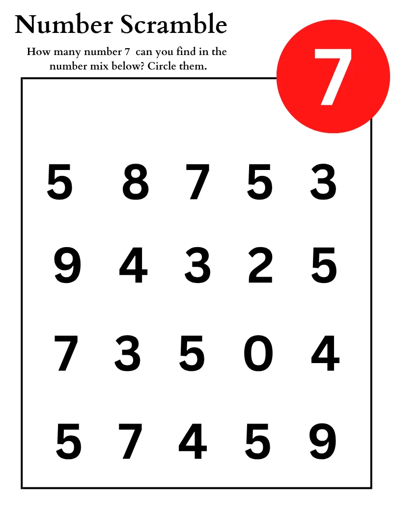 Scramble 03 — printable worksheet preview