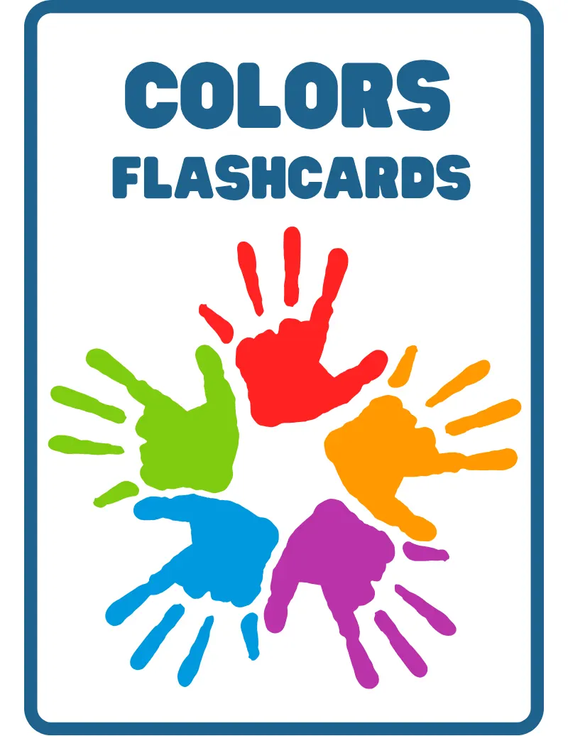 Colors Flashcards — printable worksheet preview