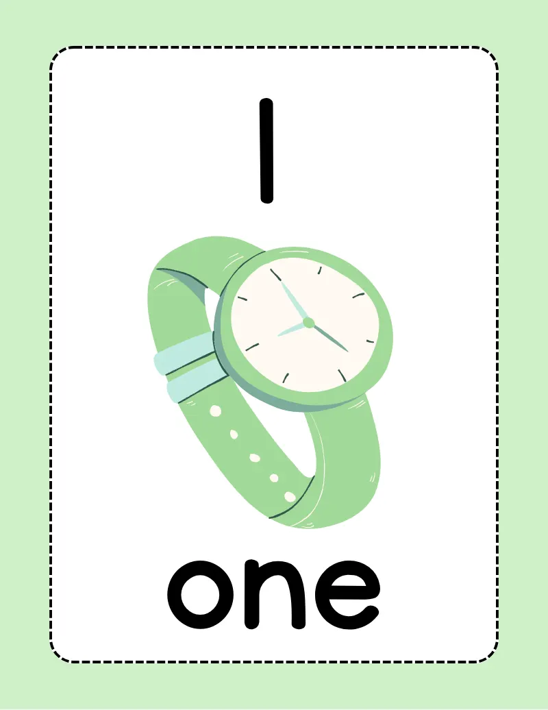 Flash Cards Set 01 — printable worksheet preview