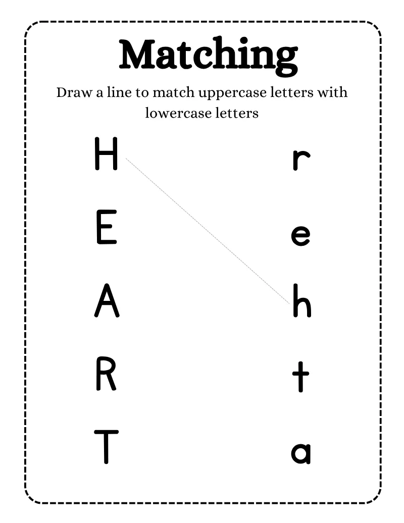 Matching Activity 02 — printable worksheet preview