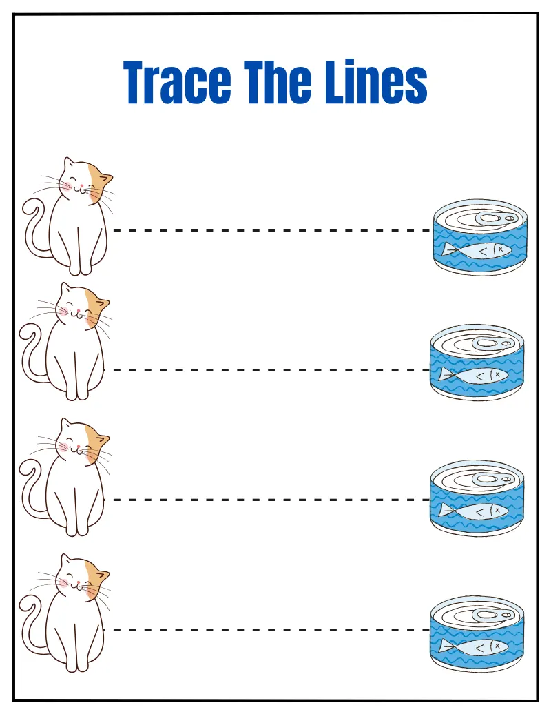 Trace Lines 03 — printable worksheet preview